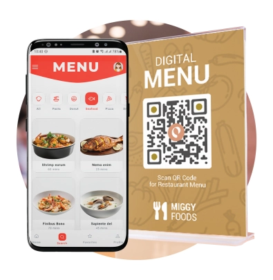 Menu QR code